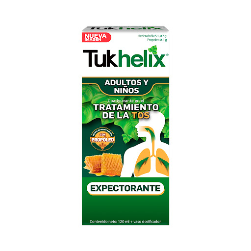 Tukhelix Hedera Helix 0,7% Genoma Jarabe Frasco x 120 ml