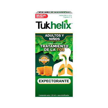 Tukhelix Hedera Helix 0,7% Genoma Jarabe Frasco x 120 ml  