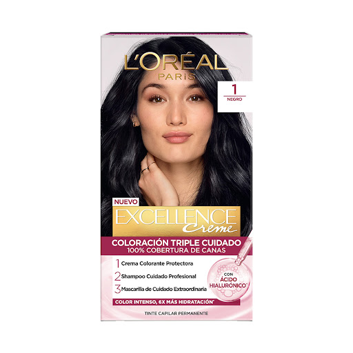 Tinte Loreal Excellence Creme Negro x 1 und