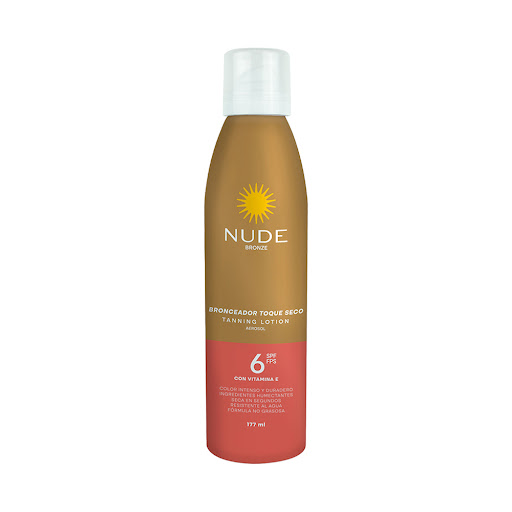 Bronceador Nude Aerosol Con Extracto De Coco SPF 6 x 177 ml