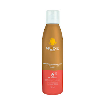 Bronceador Nude Aerosol Con Extracto De Coco SPF 6 x 177 ml  