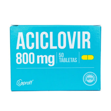 Aciclovir 800 mg Laproff Caja x 10 Tabletas  