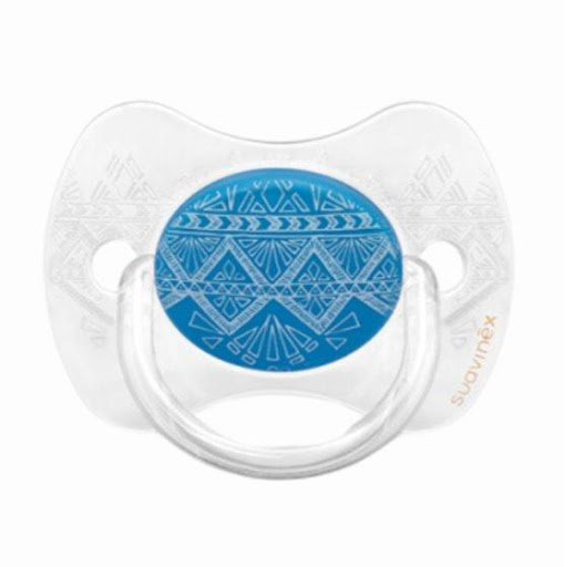 Suavinex Chupo Couture fisiológico 0+ meses Azul Oscuro Suavinex Caja x 1 El chupete Suavinex Couture combina diseño exclusivo con la máxima comodidad para tu bebé. Su tetina de silicona ultra suave favorece una succión natural, respetando el desarrollo oral. Además, su aca
