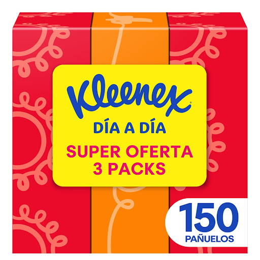 Pañuelos Faciales Kleenex 3x50 und