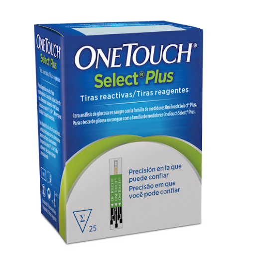Tiras One Touch Select Plus x 25 und