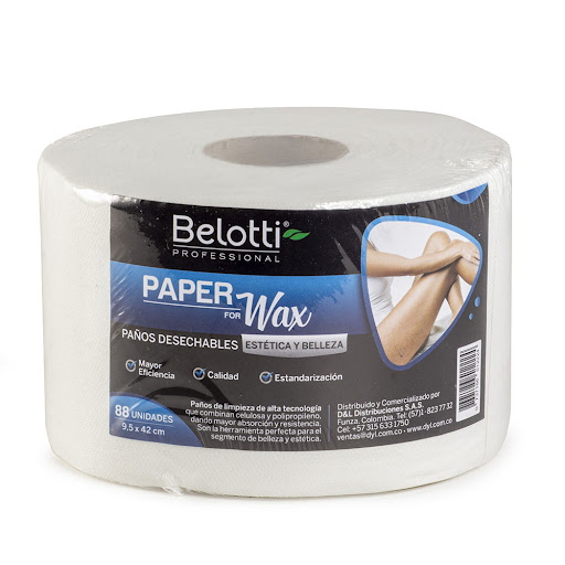 Bandas Depilatorias En Rollo Belotti Lienzos x 88 und