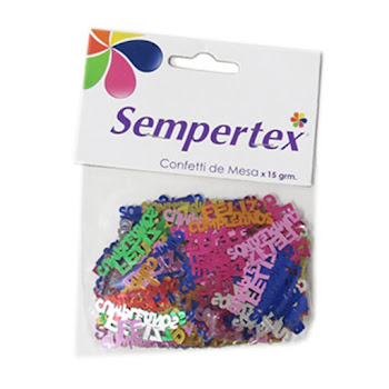 Confeti Sempertex Feliz Cumpleaños x 1 und  
