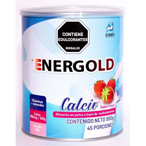 Energold Calcio Fresa Tarro x 900 grs ENERGOLD TARRO x 900 GRS x 1 CALCIO FRESA TARRO X 900 GRS
Es un suplemento dietario diseñado para complementar la nutrición diaria de adultos. Contiene vitaminas y minerales que ayudan al funcionamiento adecuado del sistema inmun