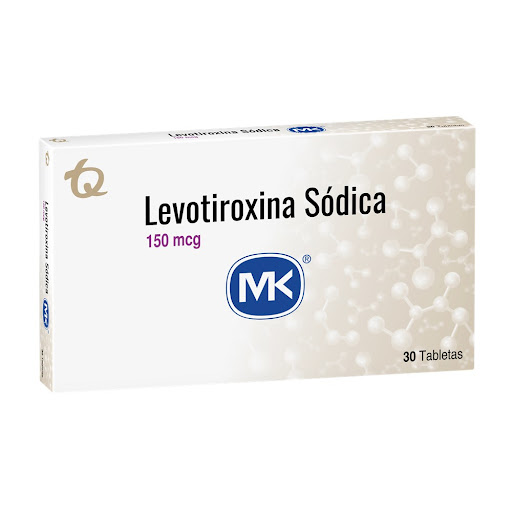 Levotiroxina Sódica 150mcg Mk Caja x 30 Tabletas