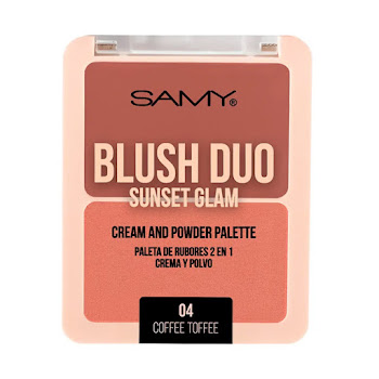 Rubor Samy Duo Sunset Glam Tono 04 Estuche x 7.4 g  