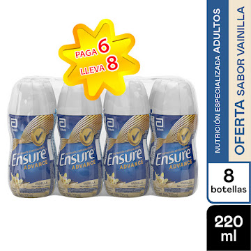 //Oft Ensure Advance Vainilla x220 ml Pague 6 Lleve 8  