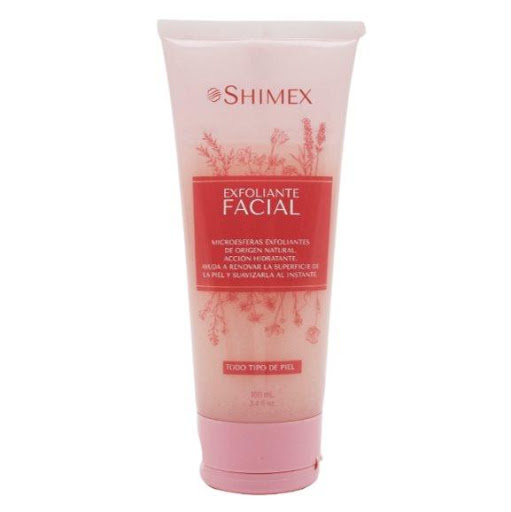 Exfoliante Facial Shimex x 100 ml SHIMEX 100 ML x 1 Renueva tu piel y luce radiante con el Exfoliante Facial de Shimex, formulado con microesferas de origen natural que eliminan suavemente la suciedad y las células muertas, revelando una piel más lumin