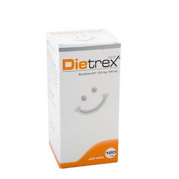 Dietrex Buclizina HCI 120 mg Nevox Jarabe Frasco x 120 ml  