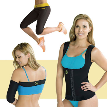 Solo Online Fajas Thermo Shapers   Combo X3 Para Dama: Chaleco + Pantalón + Brazos 