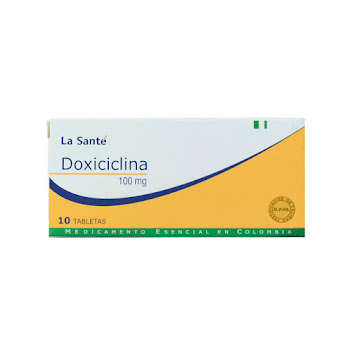 Doxiciclina 100 mg Caja x 10 Tabletas  