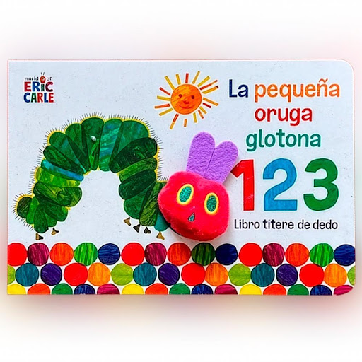 La Pequeña Oruga Glotona 1 2 3. Libro Títere De Dedo Beascoa Libro x 1.0 La Pequeña Oruga Glotona 1 2 3. Libro Títere De Dedo  La pequeña oruga glotona tiene muchísima hambre y se quiere comer todo lo que aparece en este libro de cartón.  Introduce eldedo a través del aguj