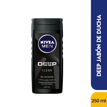 Gel De Ducha Nivea Men Deep 3 en 1 x 250 ml  