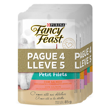 Alimento Húmedo para   Gatos Fancy Feast Surtido x 5 und  