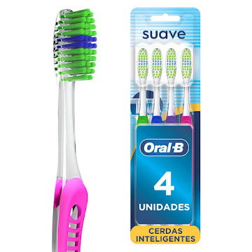 Cepillos Dentales Suave Oral-B Indicator Color Collection Blíster x 4 und  