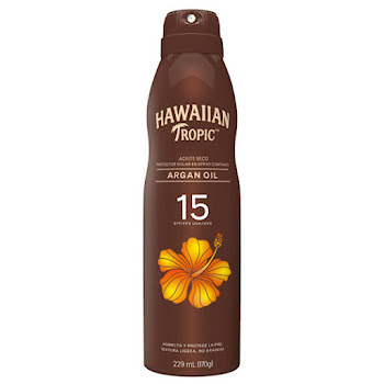 Bronceador Hawaiian Tropic Argan Oil Spray Fps 15 x 170 gr  