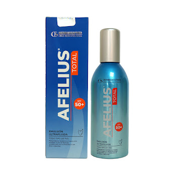 Protector Solar Afelius Total Emulsión Ultrafluida En Spray Spf 50 x 120 ml  