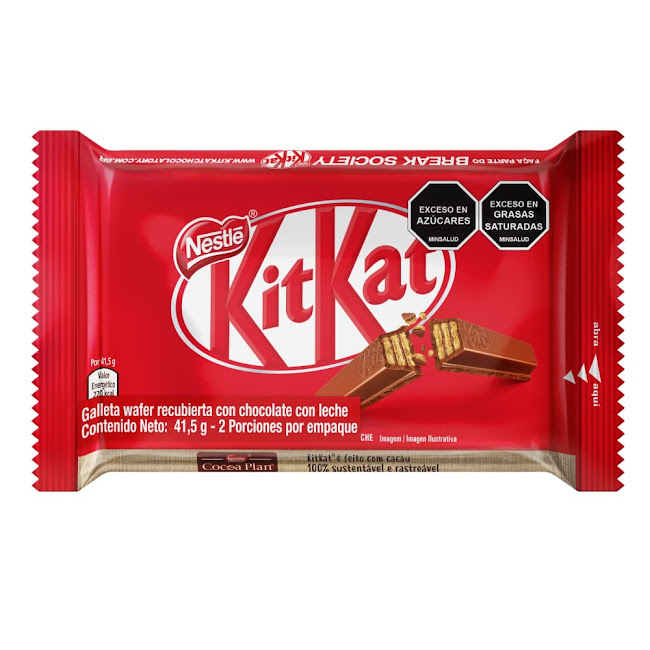 Chocolatina Kit Kat Chocolate Fingers Paquete x41g  