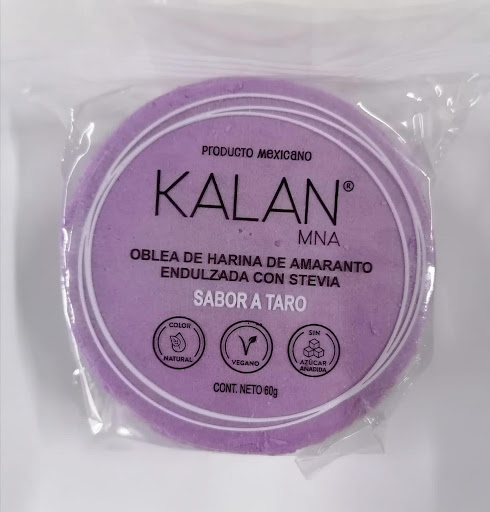Obleas Kalan De Harina De Amaranto Sabor Taro x 60 gr