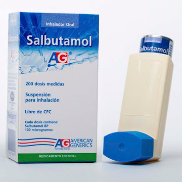 Salbutamol AG 100 mcg Inhalador x 200 Dosis  