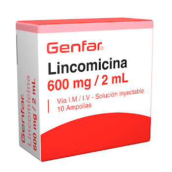 Lincomicina 600mg/2ml Genfar Caja x 10 Ampollas  