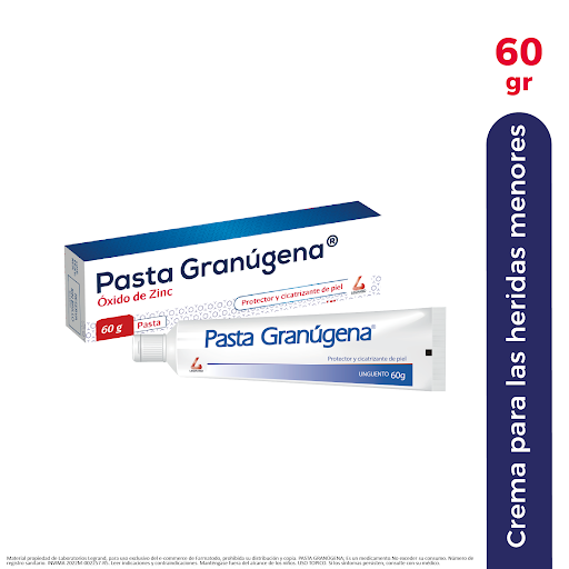 Pasta Granúgena Oxido de Zinc Legrand Ungüento Tubo 60 gr