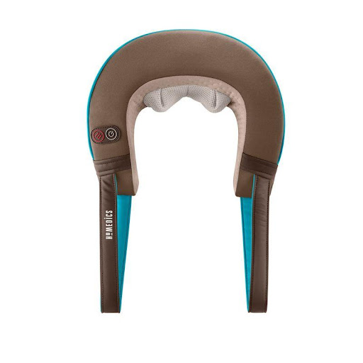 Masajeador Shiatsu Neck Homedics HOMEDICS Individual x 1 El masajeador de cuello shiatsu tiene dos nodos que giran y aplican un masaje de tejido profundo en tu cuello, relajando y aliviando la tensión muscular.