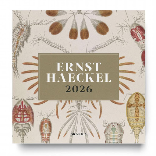 Ernst Haeckel 2026. Calendario De Pared Granica Libro x 1.0 Ernst Haeckel 2026. Calendario De Pared  Interior: A todo color con página de stickers. - 24pags. Encuadernación: Termosellado individual. Formato: 29 x 29 Editorial: Ediciones Granica ISBN: 978631669