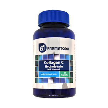 Colageno Hidrolizado + Vitamina C 1000 mg Farmatodo Frasco x 60 Cápsulas  