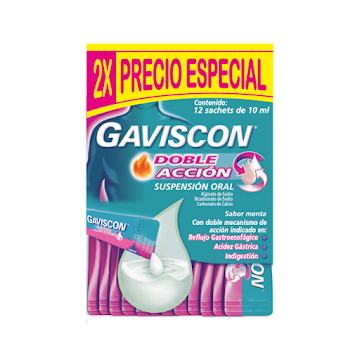 Gaviscon Doble Acción Pack x 2 Sachet  