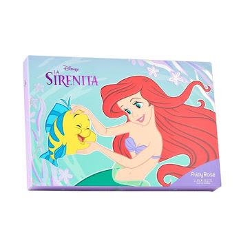Paleta De Sombras Ruby Rose Ariels Dream La Sirenita Caja x 11.5 g  