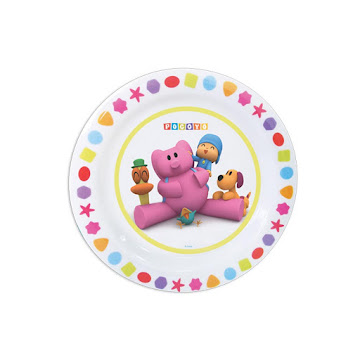 Solo Online Platos Ronda Plato Pando   Melamina Pocoyo  X 1 Unidad 