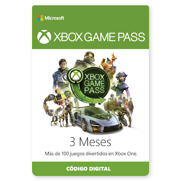 Tarjeta Recarga Microsoft Xbox Live Game Pass 3 meses  