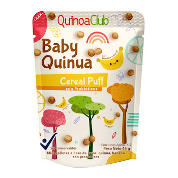 Mini Galletas  Quinoa Club De Arroz Y Quinua Con Banano Bolsa x 45 g  