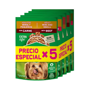 Alimento Humedo Para Perros Dog Chow Pack Surtido x 5 und  