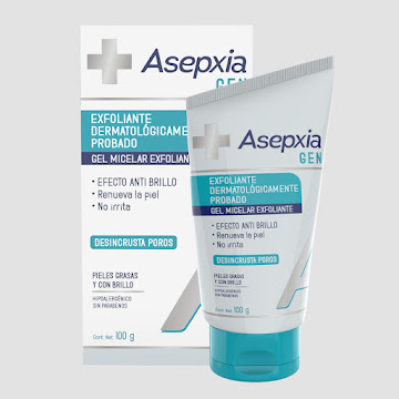 Gel Facial Exfoliante Asepxia Gen x 100 gr  
