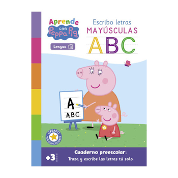 Libro Aprende con Peppa   Pig Letras Mayúsculas x 1 und  