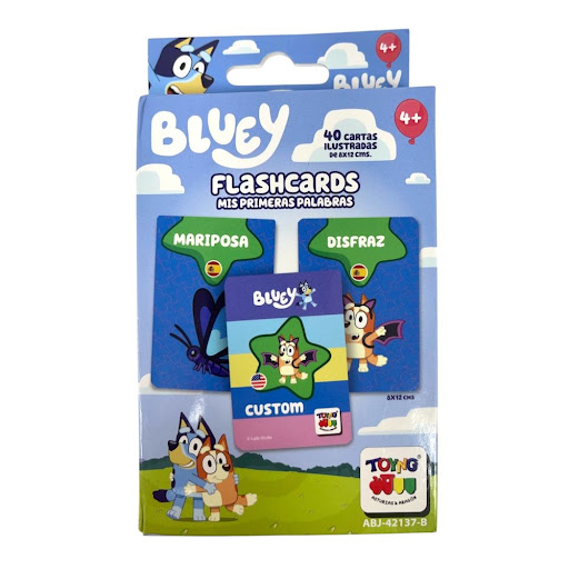 Flash Cards Toyng Mis Primeras Palabras Bluey x Caja 1 und