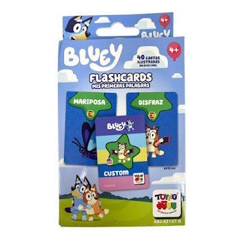 Flash Cards Toyng Mis Primeras Palabras Bluey x Caja 1 und  