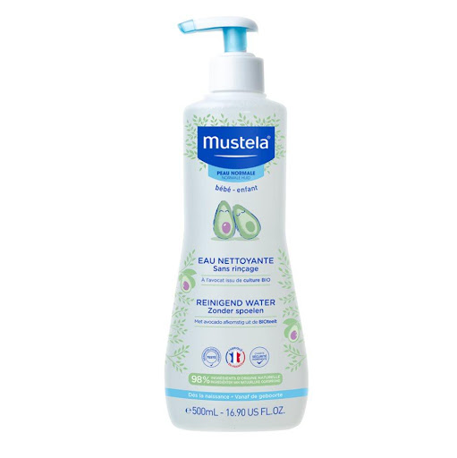 Mustela Solución Limpiadora 500 ml Mustela Frasco x 500 ml Limpie a fondo y con cuidado la cara, el cuerpo y el área del pañal de su bebé, desde el nacimiento. No es necesario enjuagar con agua.