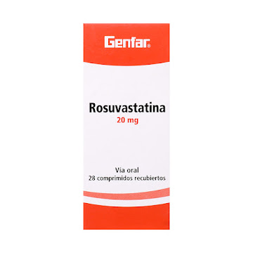 Rosuvastatina 20 mg Genfar Caja x 28 Comprimidos  