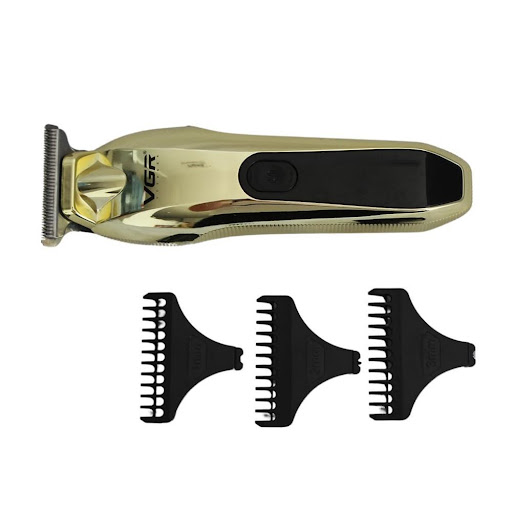 Maquina De Corte Dorada - Estilo Profesional En Casa VGR Unidad x 1 Logra un look impecable desde la comodidad de tu hogar con la máquina de cortar pelo GENERICO. Esta herramienta, ideal para profesionales y uso doméstico, combina tecnología y funcionalidad para un co
