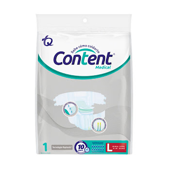 Pañal Para Adulto   Content Medical Talla L Bolsa x 1 und  