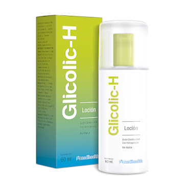 Glicolic H Loción Frasco x60Ml. MED Ácido Glicólico AHA Hidroquinona    