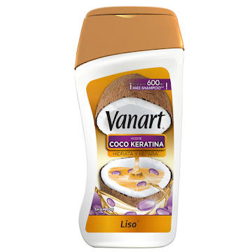 Shampoo Capilar Vanart Liso Coco Keratina x 600 ml  