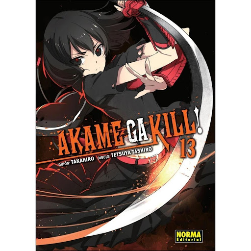 Akame Ga Kill No. 13 Editorial Norma Libro x 1.0 AKAME GA KILL! 13   Autores:Takahiro, Tashiro  Colecciones:CÓMIC MANGA  Editoriales:NORMA Editorial  Series:AKAME GA KILL!   LAS HERMANAS POR FIN SE VEN LAS CARAS EN UN INEVITABLE DUELO A MUERTE  Ahor